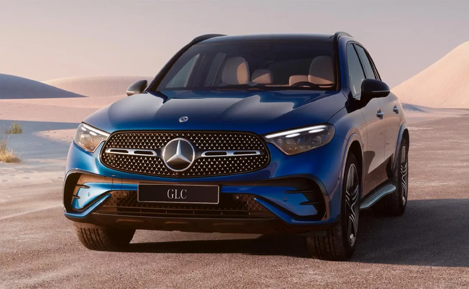 Sustitución de faros LED Mercedes en Valencia para vehículo SUV Mercedes azul